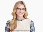 Warby Parker Alford N8ZXX8287 mürekkep hokkası kristal solması gözlük - Image 3