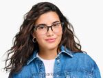 Warby Parker ames N8ZXX8209 cilalı gümüş ile jet siyah mat gözlük - Image 3