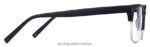 Warby Parker ames N8ZXX8209 cilalı gümüş ile jet siyah mat gözlük - Image 5