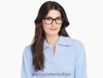 Warby Parker andre N8ZXX8498 çizgili mürekkep hokkası gözlük - Image 3