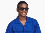Warby Parker andre N8ZXX8676 çizgili mürekkep hokkası gözlük - Image 2
