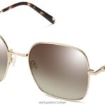 Warby Parker Aniyah N8ZXX8855 cilalı altın gözlük