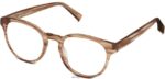 Warby Parker anlayışlı N8ZXX8122 kestane kristali gözlük