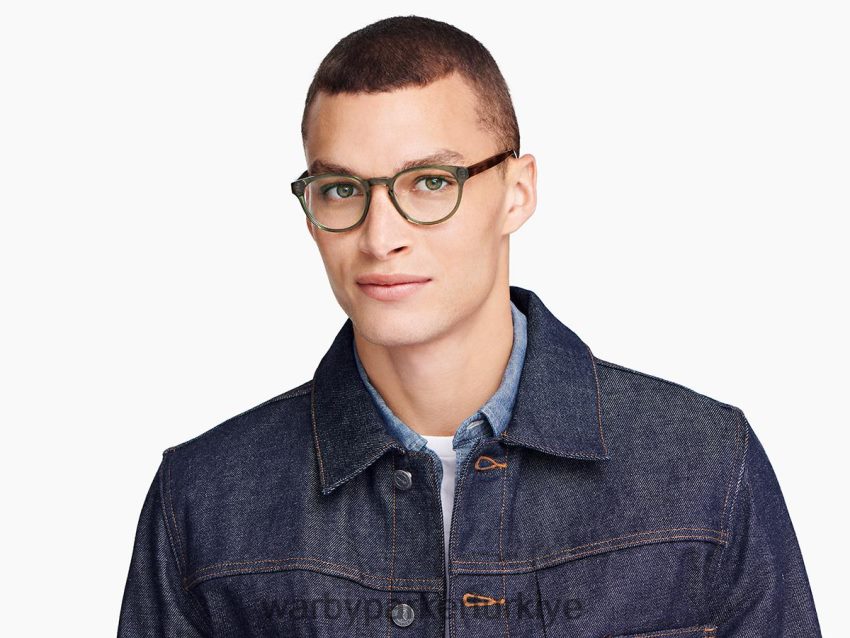 Warby Parker anlayışlı N8ZXX8124 kehribar kaplumbağa ile deniz yosunu kristali gözlük - Image 2