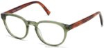 Warby Parker anlayışlı N8ZXX8124 kehribar kaplumbağa ile deniz yosunu kristali gözlük