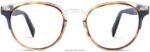 Warby Parker anlayışlı N8ZXX8127 meşe fıçı ve mavi bölmeli kristal gözlük - Image 4