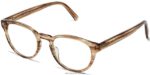 Warby Parker anlayışlı N8ZXX8521 kestane kristali gözlük