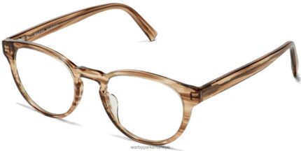 Warby Parker anlayışlı N8ZXX8521 kestane kristali gözlük