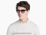 Warby Parker Aubrey N8ZXX8848 nar kaplumbağası gözlük - Image 3