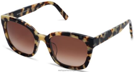 Warby Parker Aubrey N8ZXX8887 badem ezmesi kaplumbağa gözlük