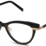 Warby Parker Aurelia N8ZXX8350 cilalı altın ile jet siyahı gözlük