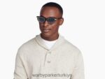Warby Parker Aurelia N8ZXX8860 cilalı altın ile jet siyahı gözlük - Image 3