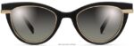 Warby Parker Aurelia N8ZXX8860 cilalı altın ile jet siyahı gözlük - Image 4
