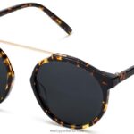 Warby Parker bakır N8ZXX8771 cilalı altın ile siyah meşe kaplumbağa gözlük