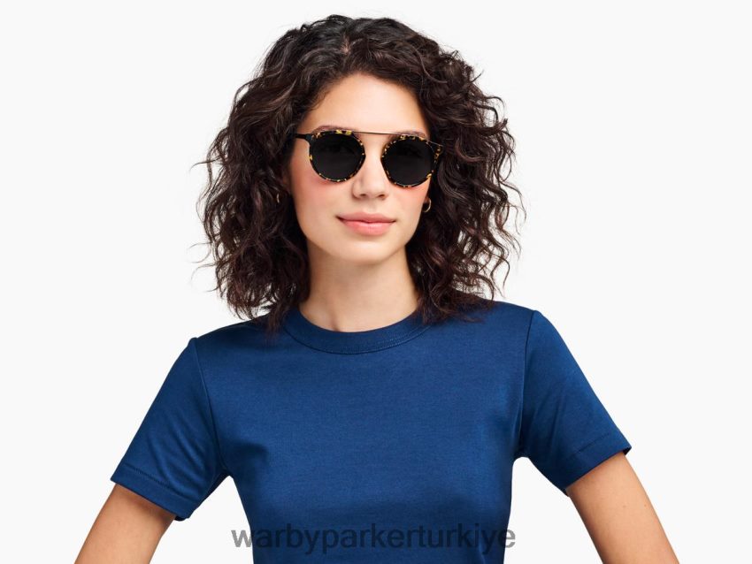 Warby Parker bakır N8ZXX8771 cilalı altın ile siyah meşe kaplumbağa gözlük - Image 3