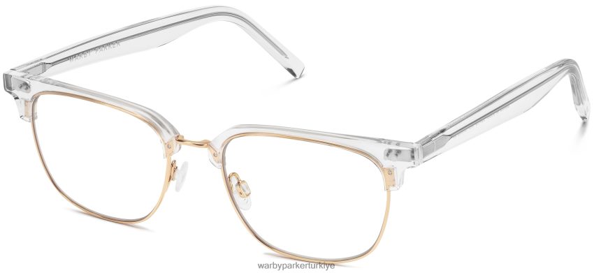 warby_parker_bard_n8zxx826_cilali_altin_ile_kristal_gozluk.jpg Warby Parker bard N8ZXX826 cilalı altın ile kristal gözlük - Image 1