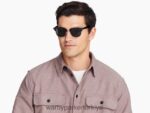 Warby Parker bard N8ZXX8683 cilalı altın ile jet siyahı gözlük - Image 2