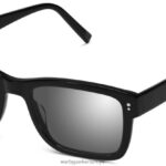 Warby Parker bataklıklar N8ZXX8643 Jet Siyahı gözlük