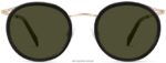 Warby Parker Bergen N8ZXX8699 cilalı altın ile jet siyahı gözlük - Image 4
