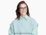 Warby Parker Blakeley N8ZXX878 tavus kuşu yeşili gözlük - Image 2