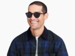 Warby Parker bowling oyunu N8ZXX8782 börek kaplumbağalı simsiyah gözlük - Image 2