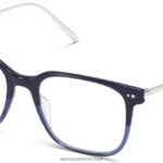 Warby Parker Caleb N8ZXX8256 cilalı gümüşle gece yarısı solması gözlük
