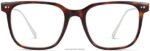 Warby Parker Caleb N8ZXX8257 cilalı gümüş ile ahşap damarlı kaplumbağa gözlük - Image 4