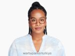 Warby Parker Callen N8ZXX8403 riesling ile kakao kristali gözlük - Image 3