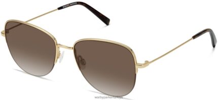 Warby Parker carlotta N8ZXX8833 cilalı altın gözlük