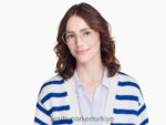Warby Parker Celia N8ZXX8464 cilalı altın ile nane gözlük - Image 2