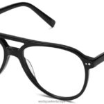 Warby Parker cesur N8ZXX8201 Jet Siyahı gözlük