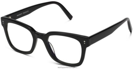 Warby Parker çizdi N8ZXX888 Jet Siyahı gözlük