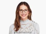 Warby Parker Clemens N8ZXX8495 çizgili sassafralar gözlük - Image 2