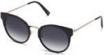 Warby Parker cleo N8ZXX8912 gül altın ile jet siyahı gözlük
