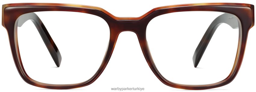 Warby Parker Cumberland N8ZXX8297 marcona kaplumbağası ile yanmış umber kaplumbağa gözlük - Image 4