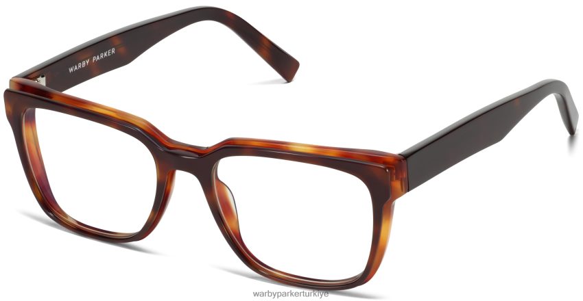 Warby Parker Cumberland N8ZXX8297 marcona kaplumbağası ile yanmış umber kaplumbağa gözlük - Image 1