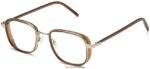 Warby Parker Dante N8ZXX8406 riesling ile kakao kristali gözlük