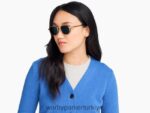 Warby Parker Dante N8ZXX8680 riesling ile kakao kristali gözlük - Image 2