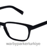 Warby Parker dayanıklı N8ZXX8227 Jet Siyahı gözlük