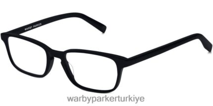 Warby Parker dayanıklı N8ZXX8227 Jet Siyahı gözlük