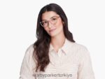 Warby Parker delphine N8ZXX8337 Gül suyu gözlük - Image 2