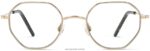 Warby Parker dupree N8ZXX8390 cilalı altın gözlük - Image 4