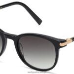 Warby Parker durand N8ZXX8632 cilalı altın ile jet siyahı gözlük
