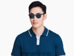 Warby Parker Easley N8ZXX8757 çizgili pasifik gözlük - Image 2