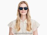 Warby Parker Easley N8ZXX8757 çizgili pasifik gözlük - Image 3