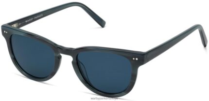 Warby Parker Easley N8ZXX8757 çizgili pasifik gözlük