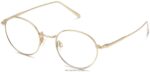 Warby Parker elington N8ZXX8183 cilalı altın gözlük