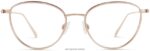 Warby Parker Elise N8ZXX8564 bordo ile gül altın gözlük - Image 3