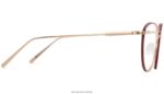 Warby Parker Elise N8ZXX8564 bordo ile gül altın gözlük - Image 4