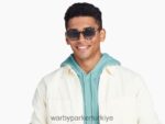 Warby Parker Esme N8ZXX8713 cilalı altın ile aventurin kaplumbağa gözlük - Image 3